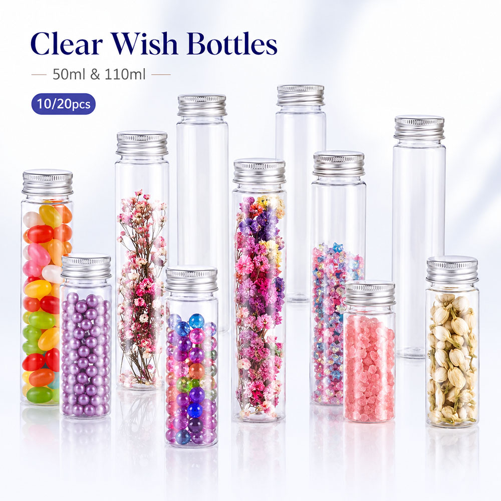Reusable Bottle - 20 Stuks 50 Ml/100 Ml Clear