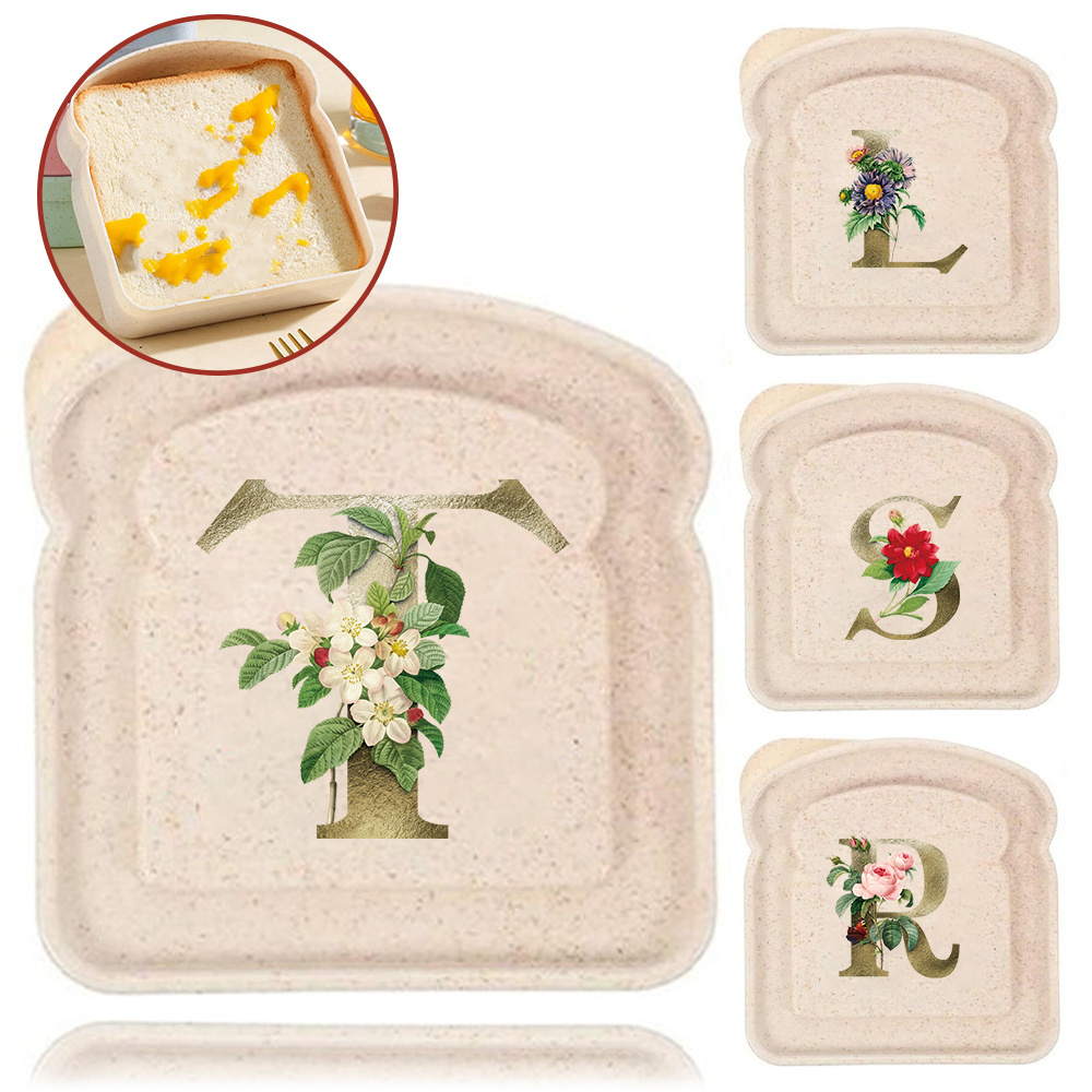Reusable Straw - Eco-tuinstro-sandwichbewaarbox, toastvormig, herbruikbaar, bentobox voor thuis