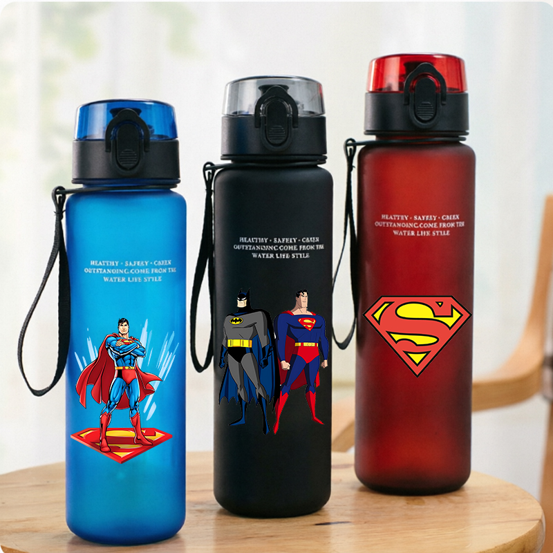 Reusable Bottle - 650ml Supermans Sport Waterfles Vrouwen Mannen