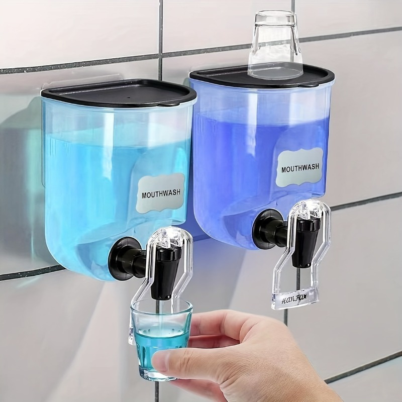 Reusable Bottle - 2 STUKS 600 ml mondwaterdispenser badkamer