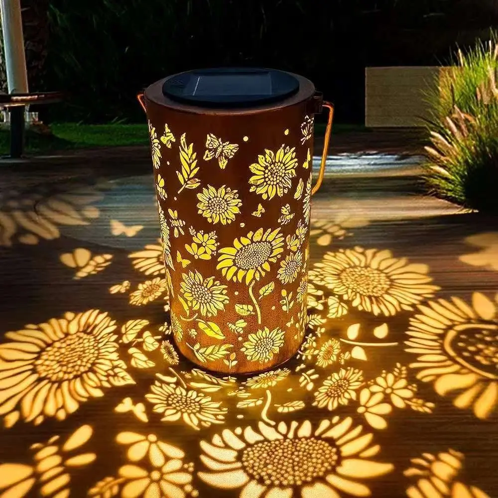 Solar Garden Light - Zonnebloem Licht- en Schaduwlamp Waterdichte Buitenlamp