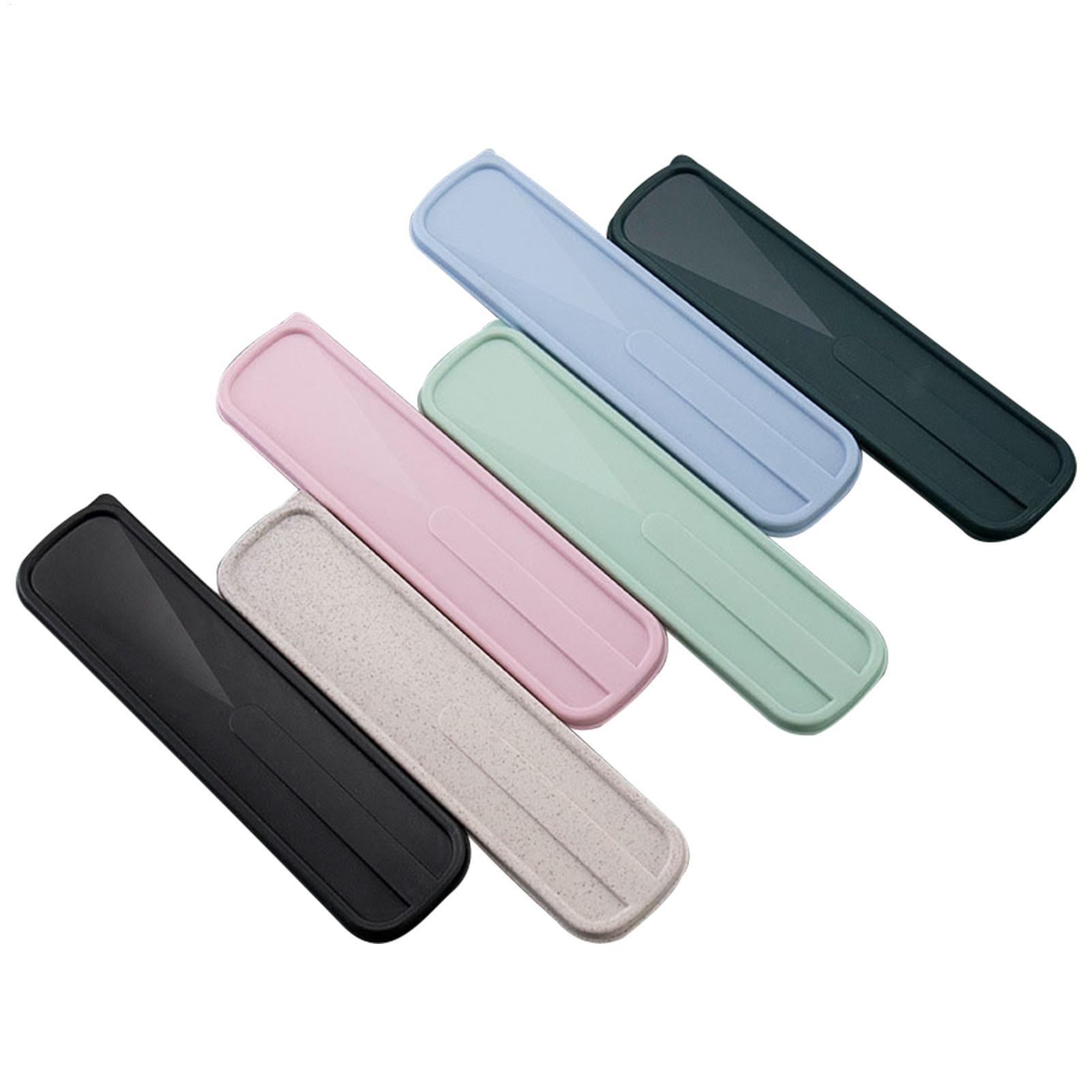Bamboo Cutlery - Serviesdoos Milieuvriendelijke bestekdoos Draagbaar FlipCover-type Bestekkoffer