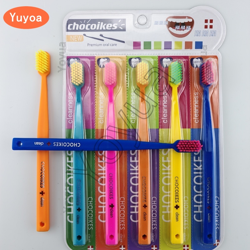 Bamboo Toothbrush - 50 Stuks Ultra Zachte Tandenborstel Gekleurde