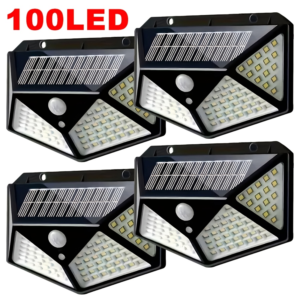 Solar Garden Light - 100LED buitenlamp op zonne-energie, buitenlamp met