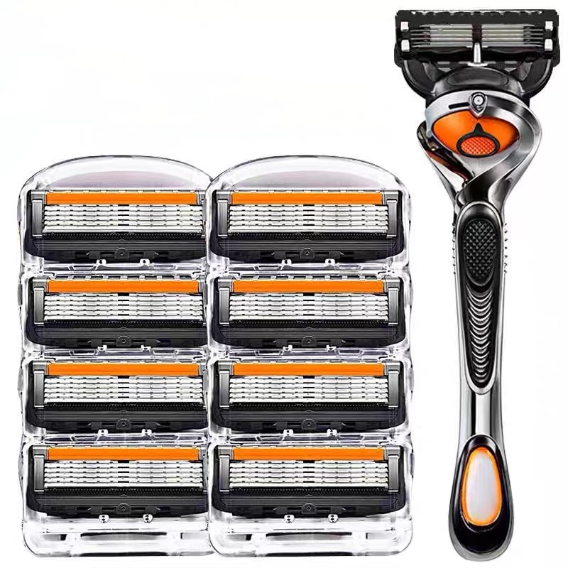 Safety Razor Handle - 5-laags verwisselbare veiligheidsmesjes, handmatig scheermes voor