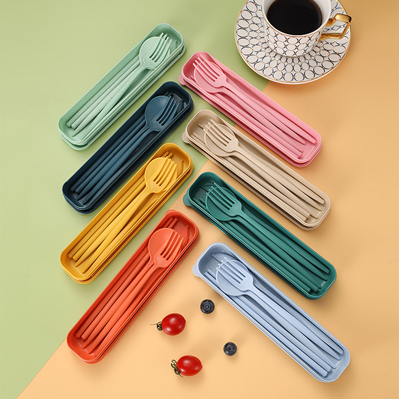 Reusable Straw - 4 stks/set Draagbare Gebruiksvoorwerpen Met Doos