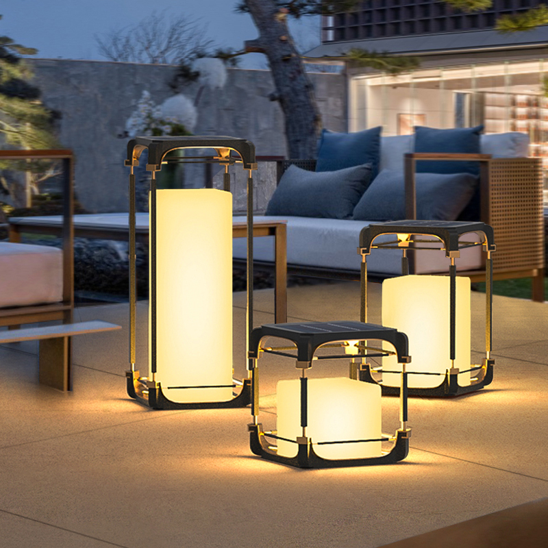 Solar Garden Light - Lichtgevende vloerlamp, solar LED buitenverlichting voor