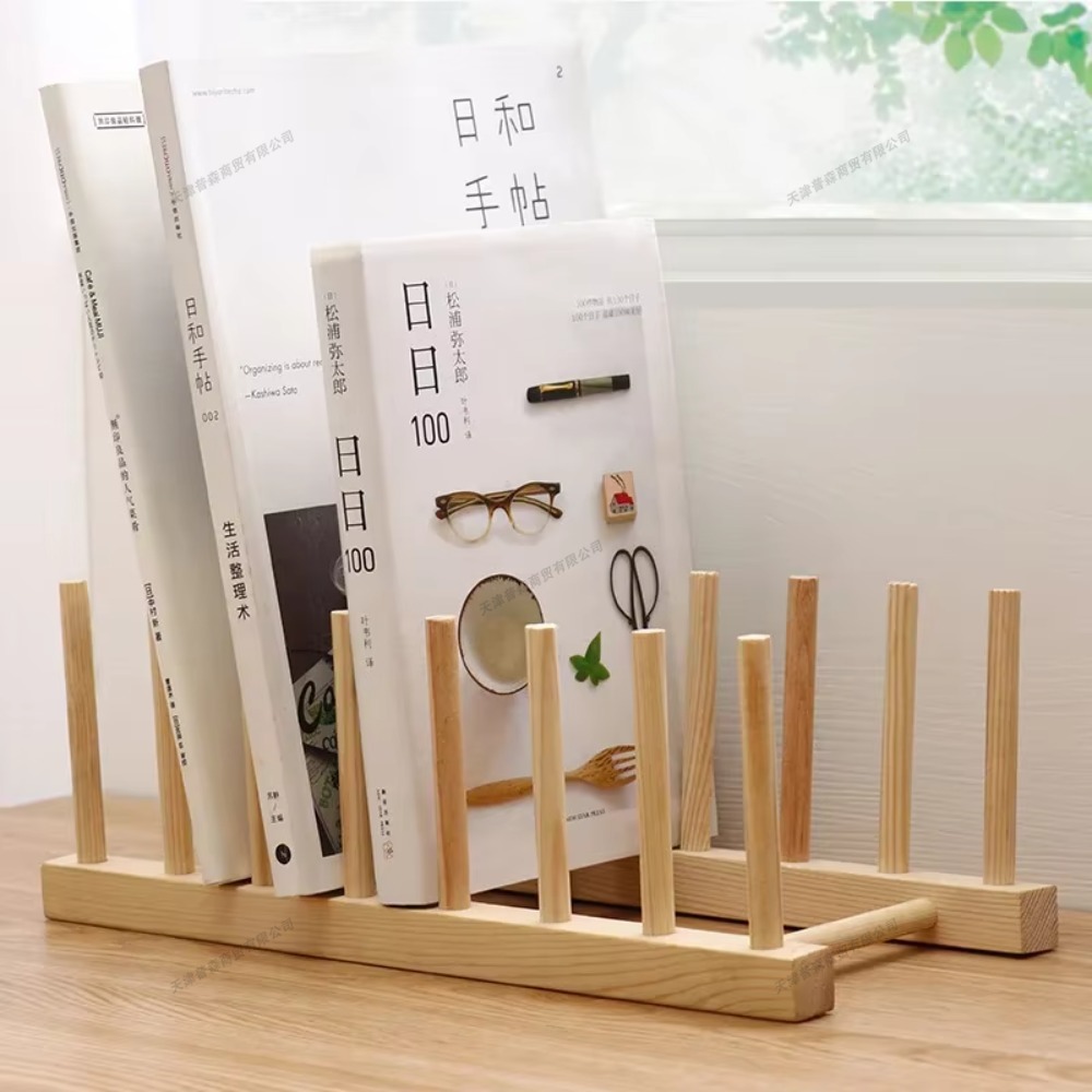 Bamboo Cutlery - DIY Bamboe Afdruiprek Houten Bordschotelrek Keukenopberger