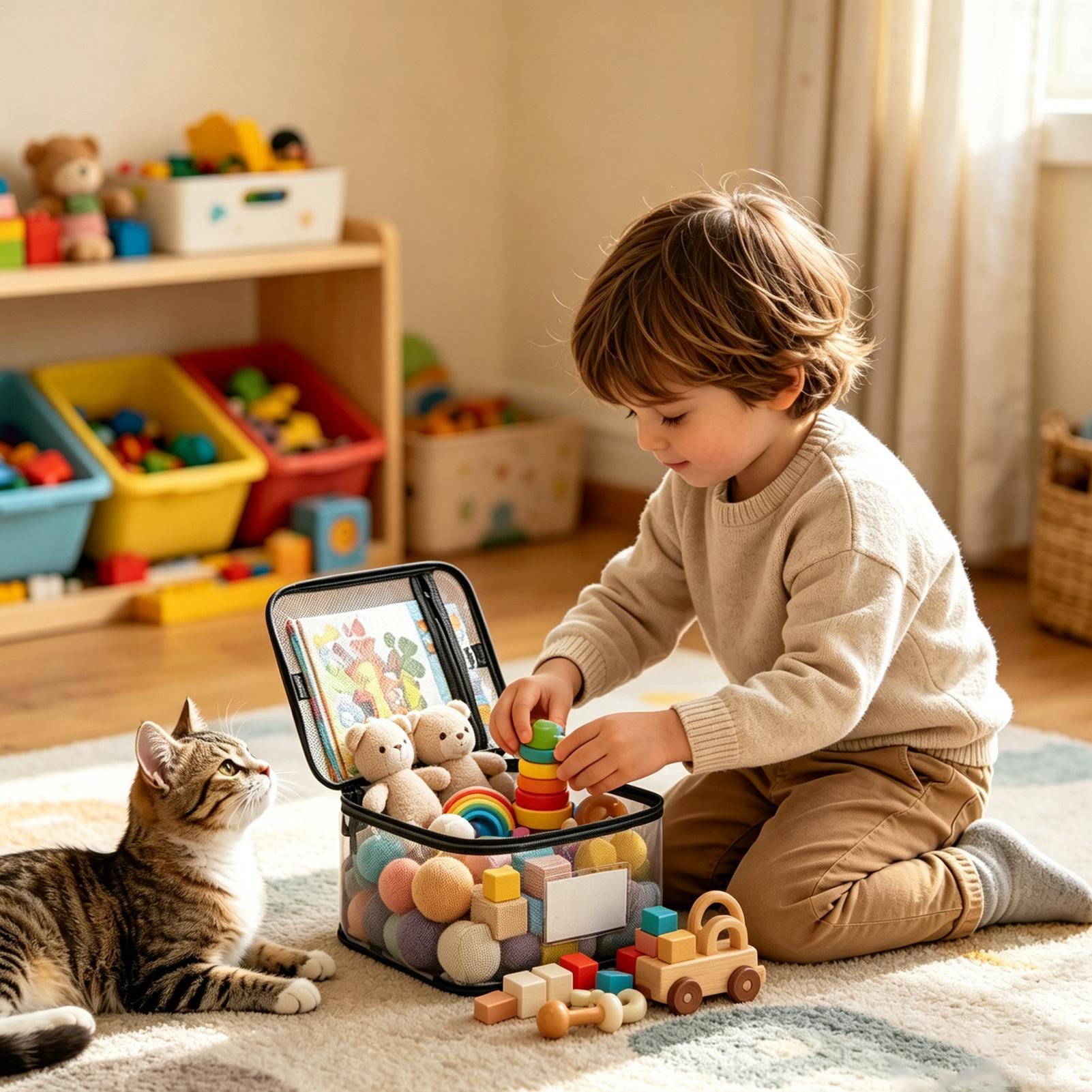 Doorzichtige speelgoedopbergza - Reusable Bag recensie en prijs