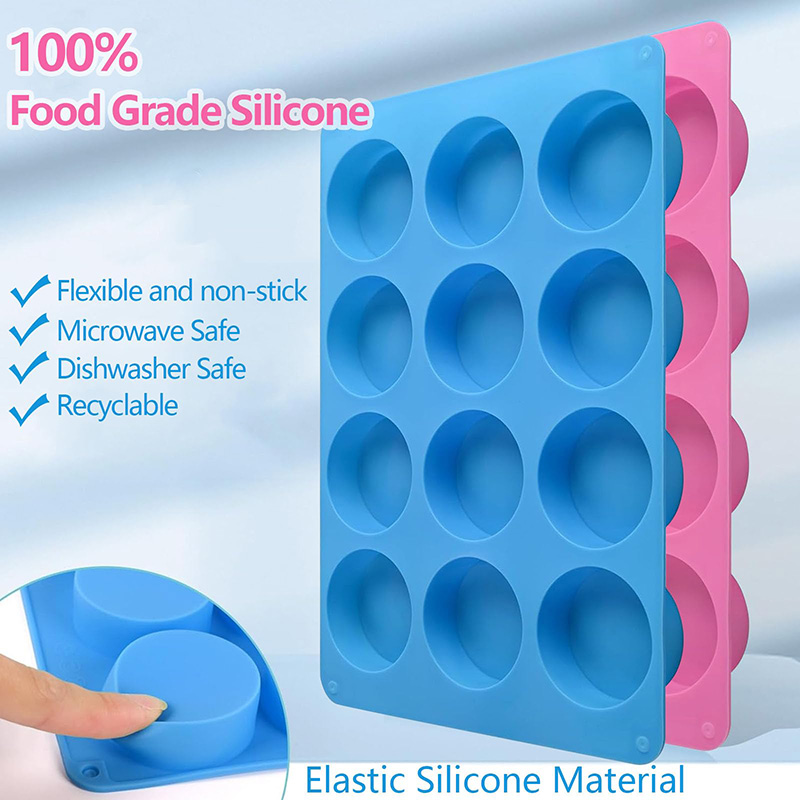 Ronde siliconen mallen met 12  - Eco Soap recensie en prijs