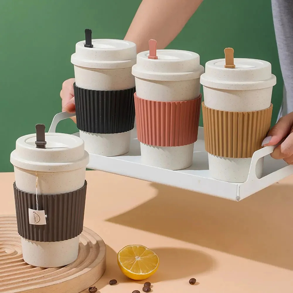 450ML Koffiekopjes Met Deksels - Reusable Straw recensie en prijs