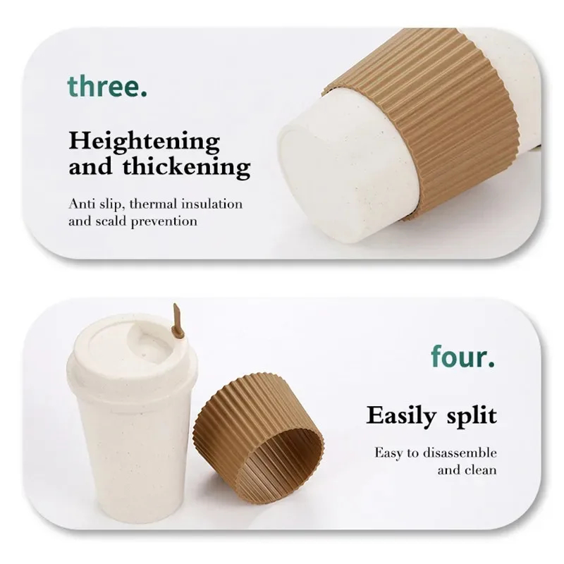 450ML Koffiekopjes Met Deksels - Reusable Straw recensie en prijs
