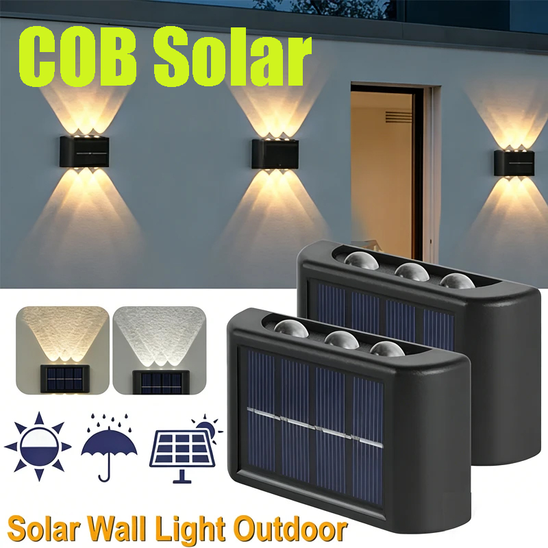 COB Solar Wandlamp Buiten Wate - Solar Garden Light recensie en prijs