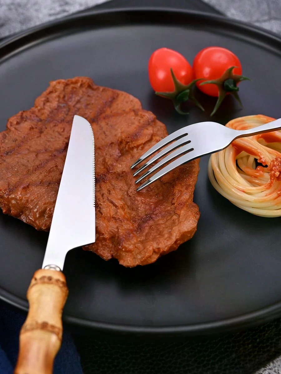 30-delige bestekset van roestv - Bamboo Cutlery recensie en prijs
