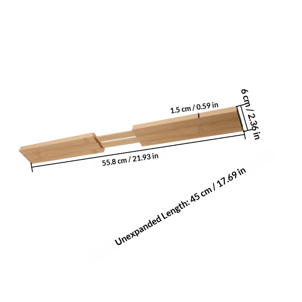 2 stuks bamboe ladeverdelers v - Bamboo Cutlery recensie en prijs