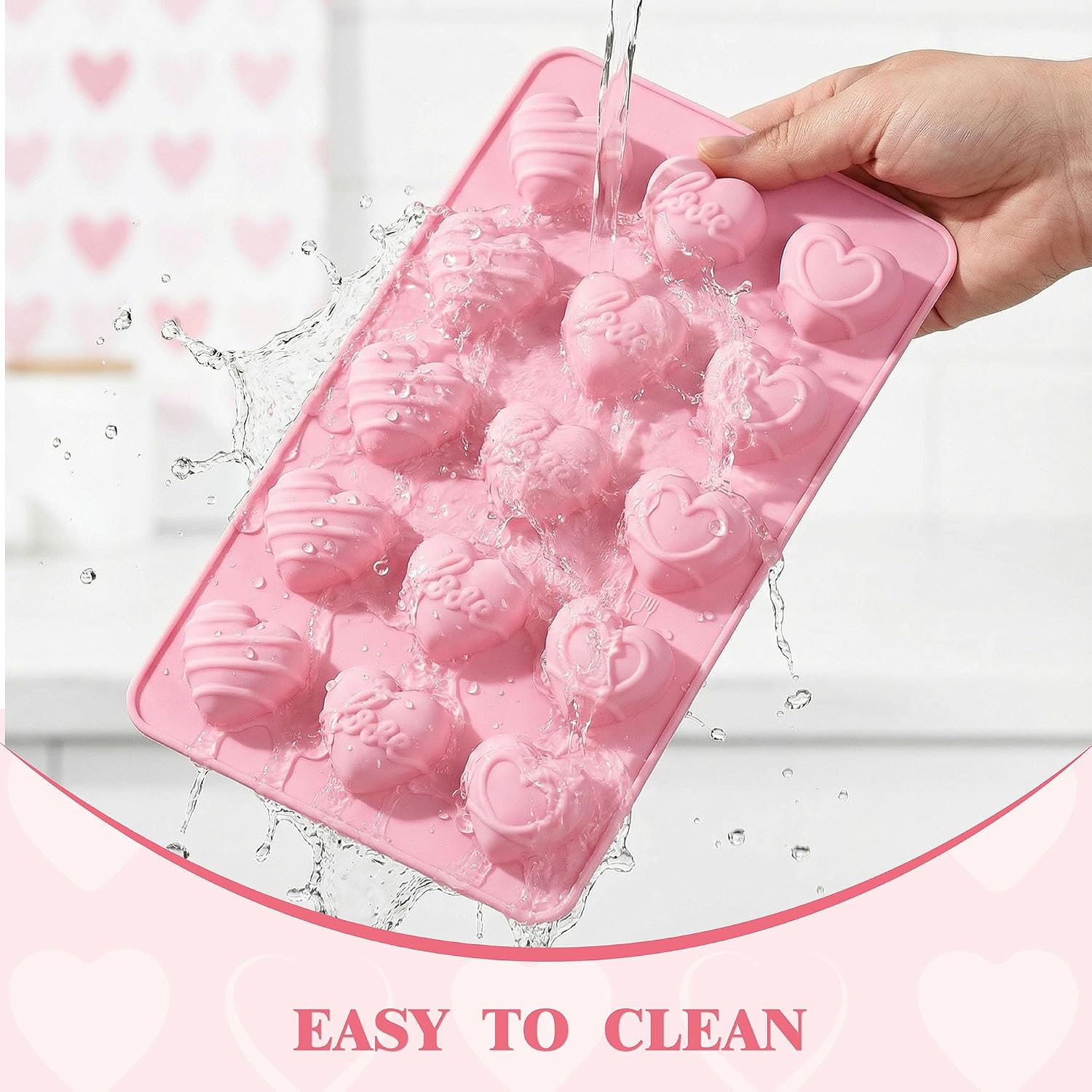 Hartvormige siliconen mallen,  - Eco Soap recensie en prijs