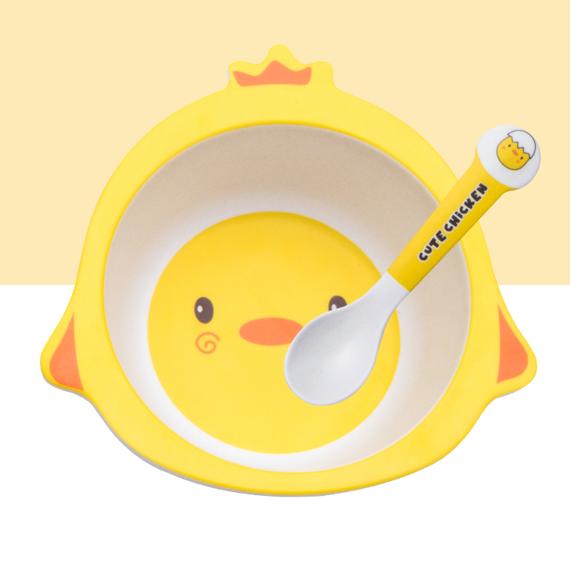 Leuke Cartoon Kip Bamboevezel  - Bamboo Cutlery recensie en prijs
