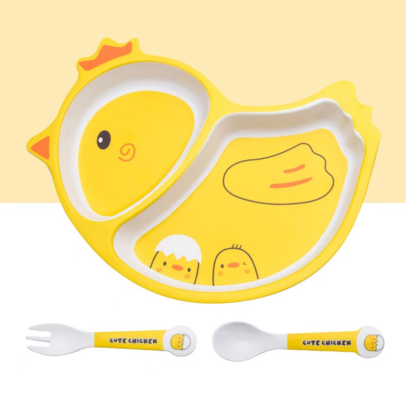 Leuke Cartoon Kip Bamboevezel  - Bamboo Cutlery recensie en prijs