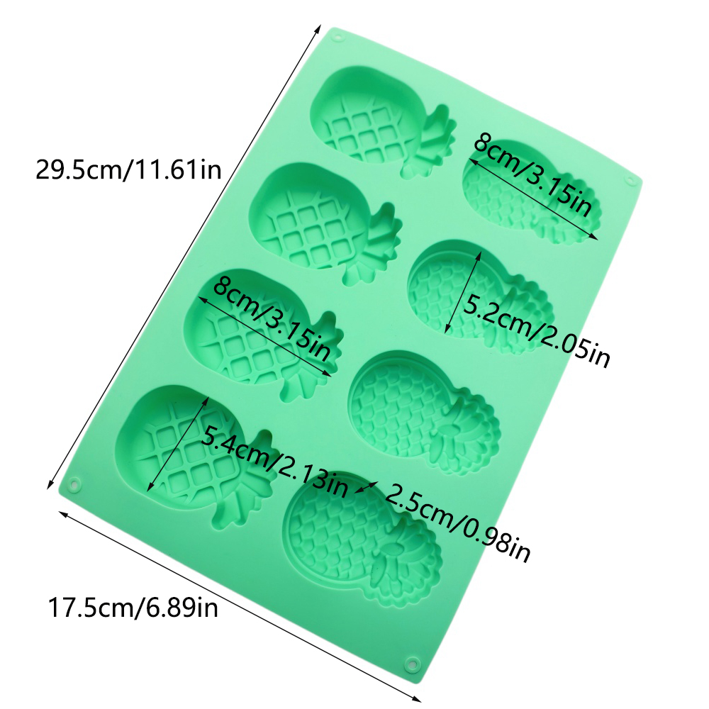Ananasvormige siliconen cakevo - Eco Soap recensie en prijs