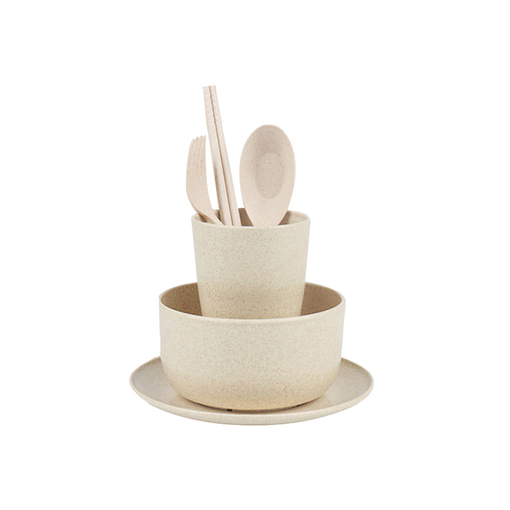 Servieset van tarwestro, 6-del - Reusable Straw recensie en prijs