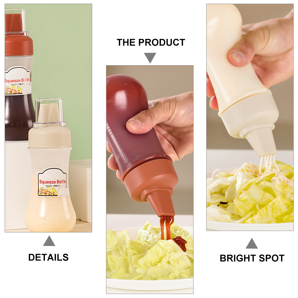 3 stuks transparante knijpfles - Reusable Bottle recensie en prijs