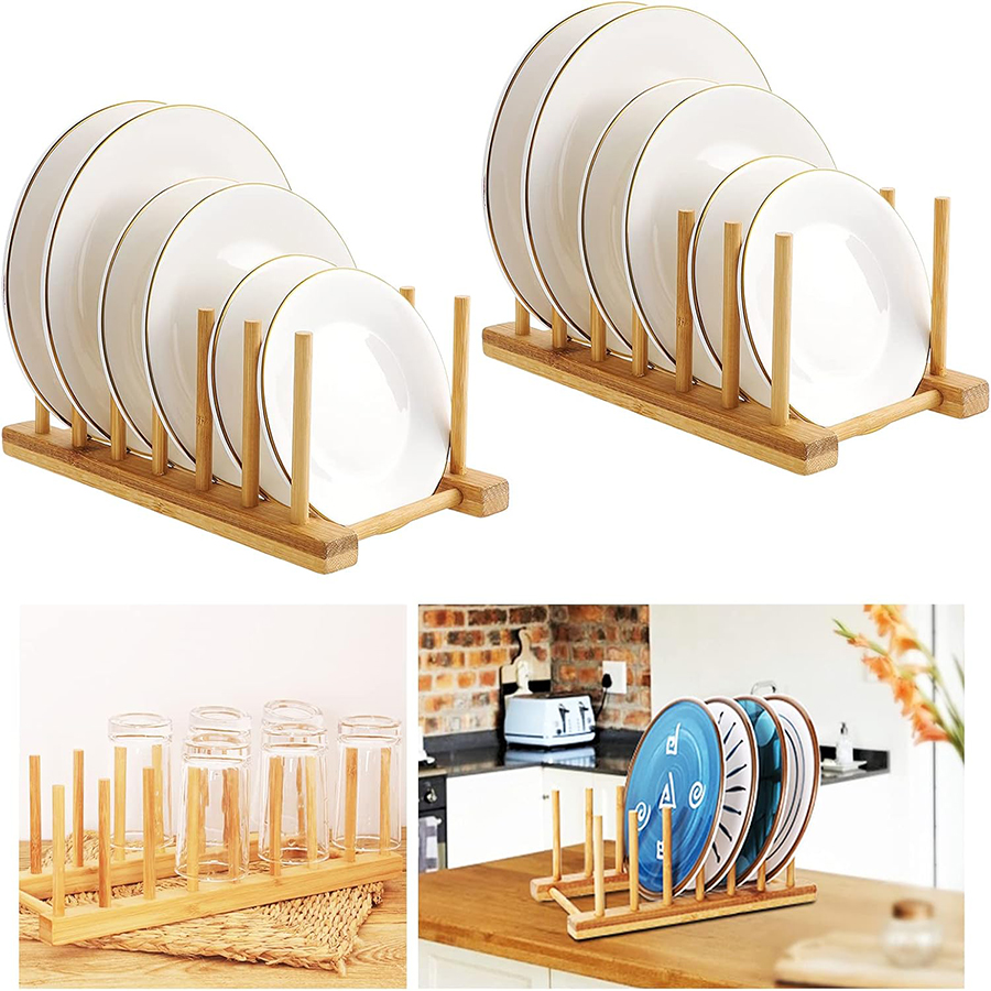 1 pcs/2 pcs Bamboe Afdruiprek, - Bamboo Cutlery recensie en prijs