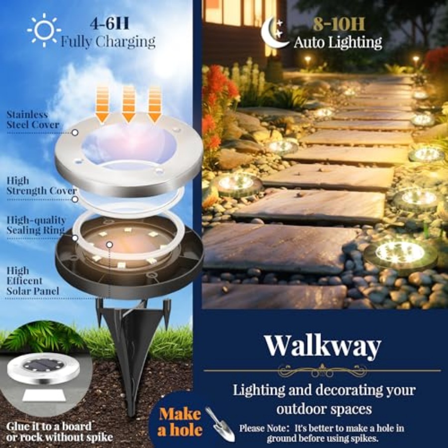 Solar Ground Lights Solar Ligh - Solar Garden Light recensie en prijs