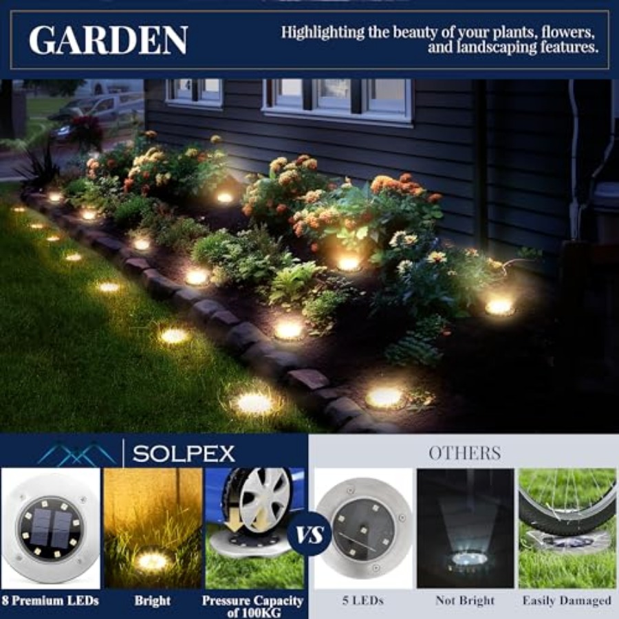 Solar Ground Lights Solar Ligh - Solar Garden Light recensie en prijs