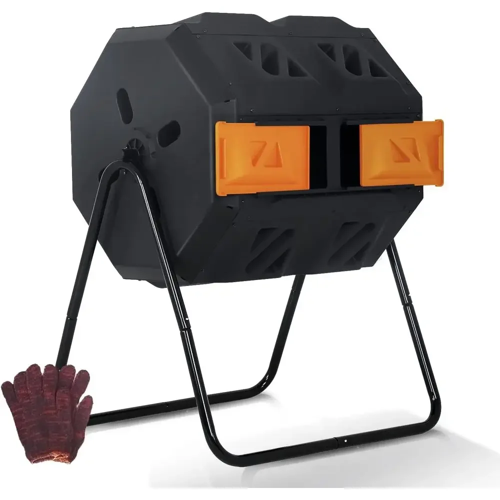 Dubbele kamer, 43 gallon, draa - Compost Bin recensie en prijs