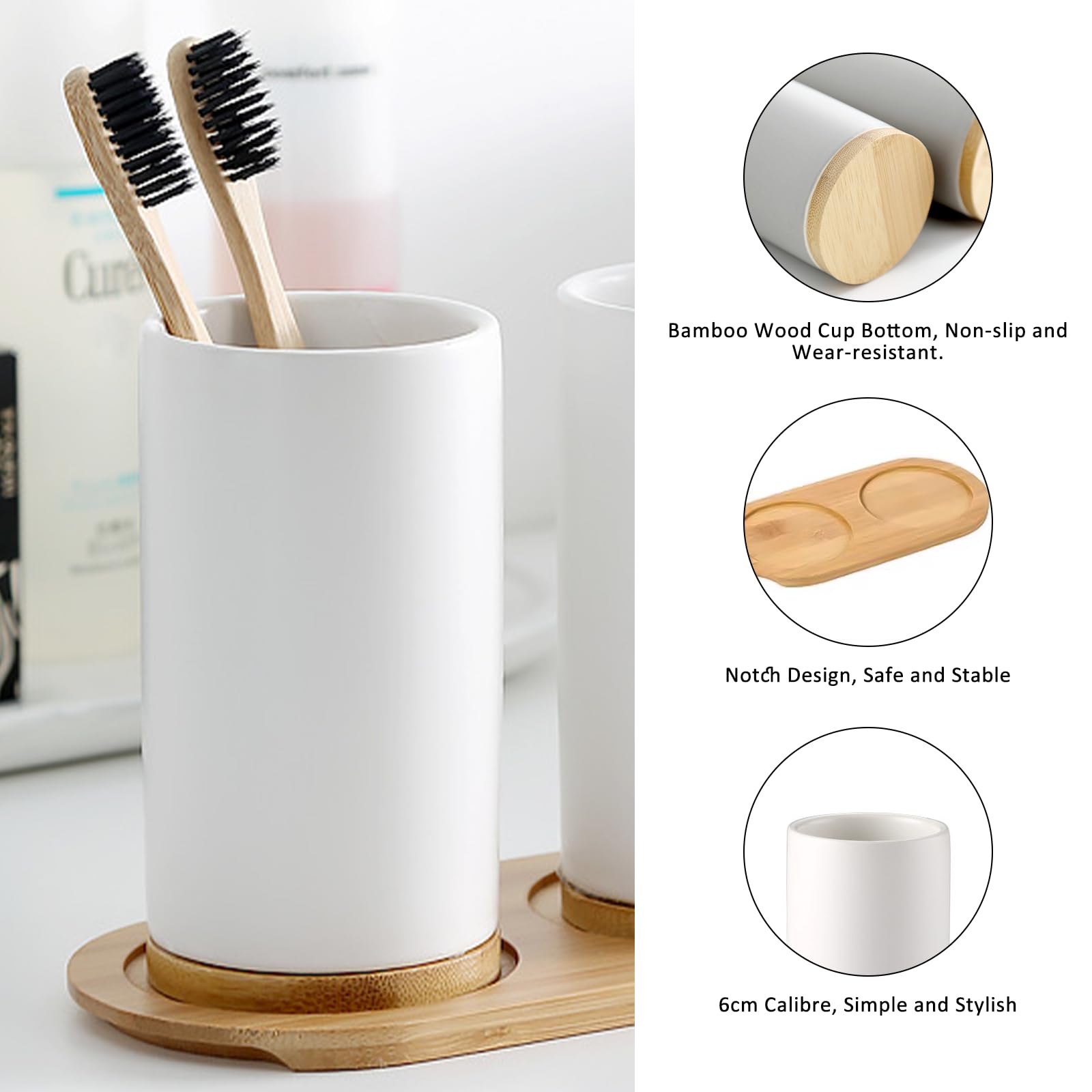 Keramische badkamerset Fijne k - Bamboo Toothbrush recensie en prijs