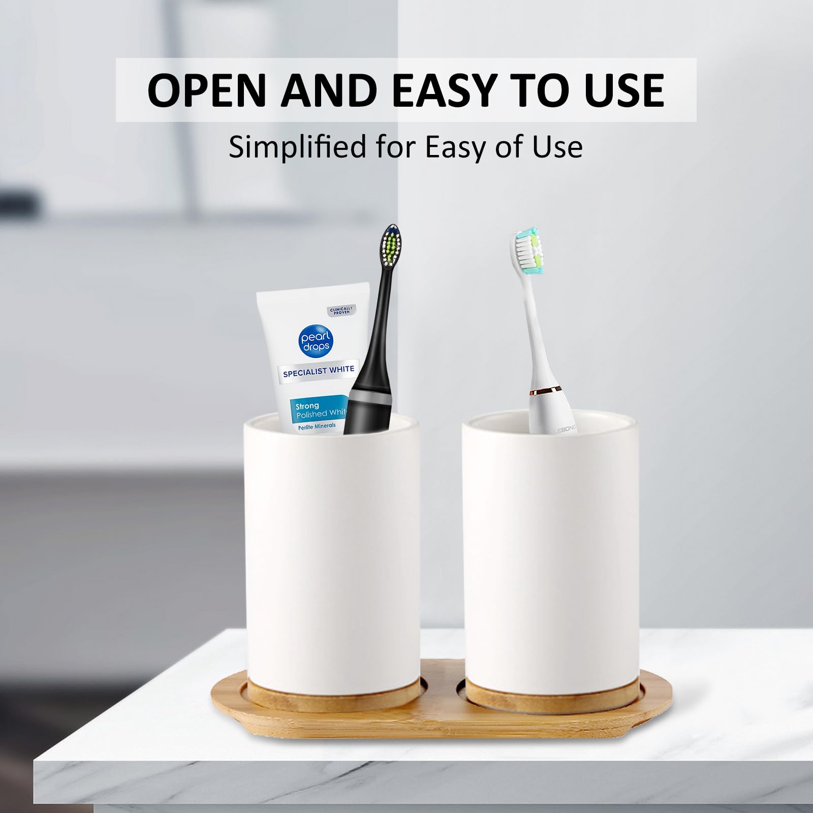 Keramische badkamerset Fijne k - Bamboo Toothbrush recensie en prijs