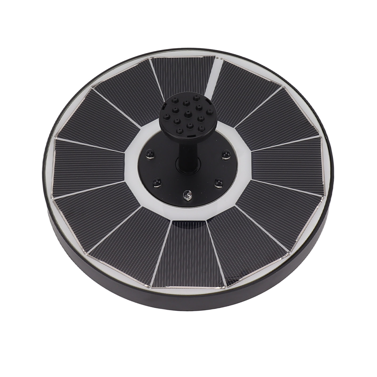 Zonnefontein met 8 sproeiers 3 - Solar Garden Light recensie en prijs