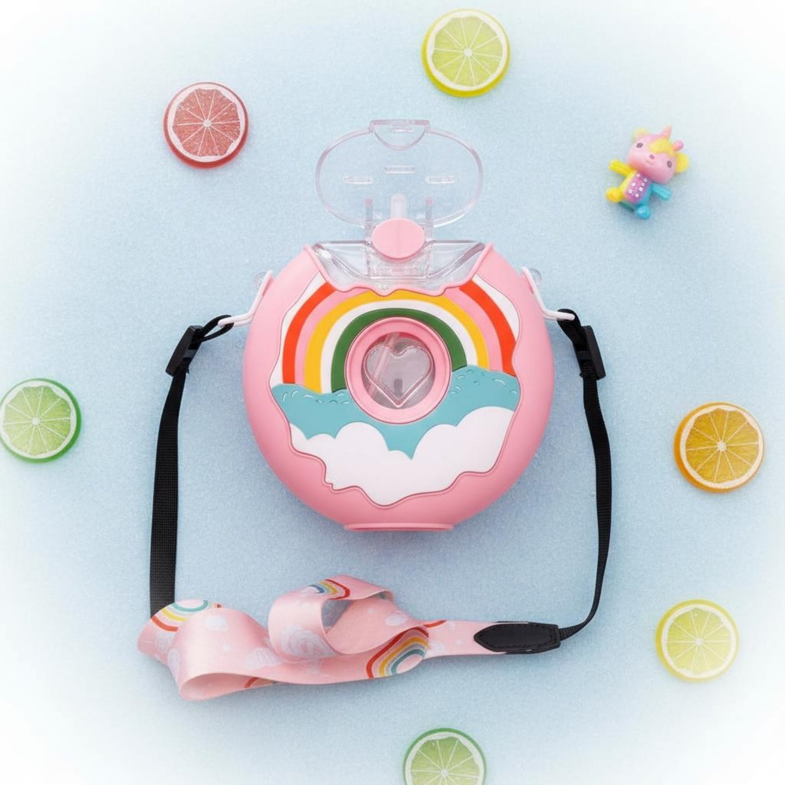 Donut-waterfles Lekbestendige  - Reusable Straw recensie en prijs