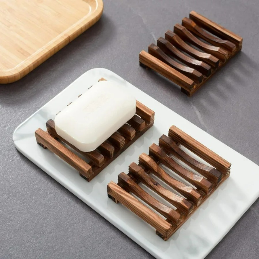Houten zeepbakje voor doucheba - Bamboo Cutlery recensie en prijs