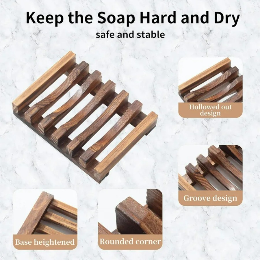 Houten zeepbakje voor doucheba - Bamboo Cutlery recensie en prijs