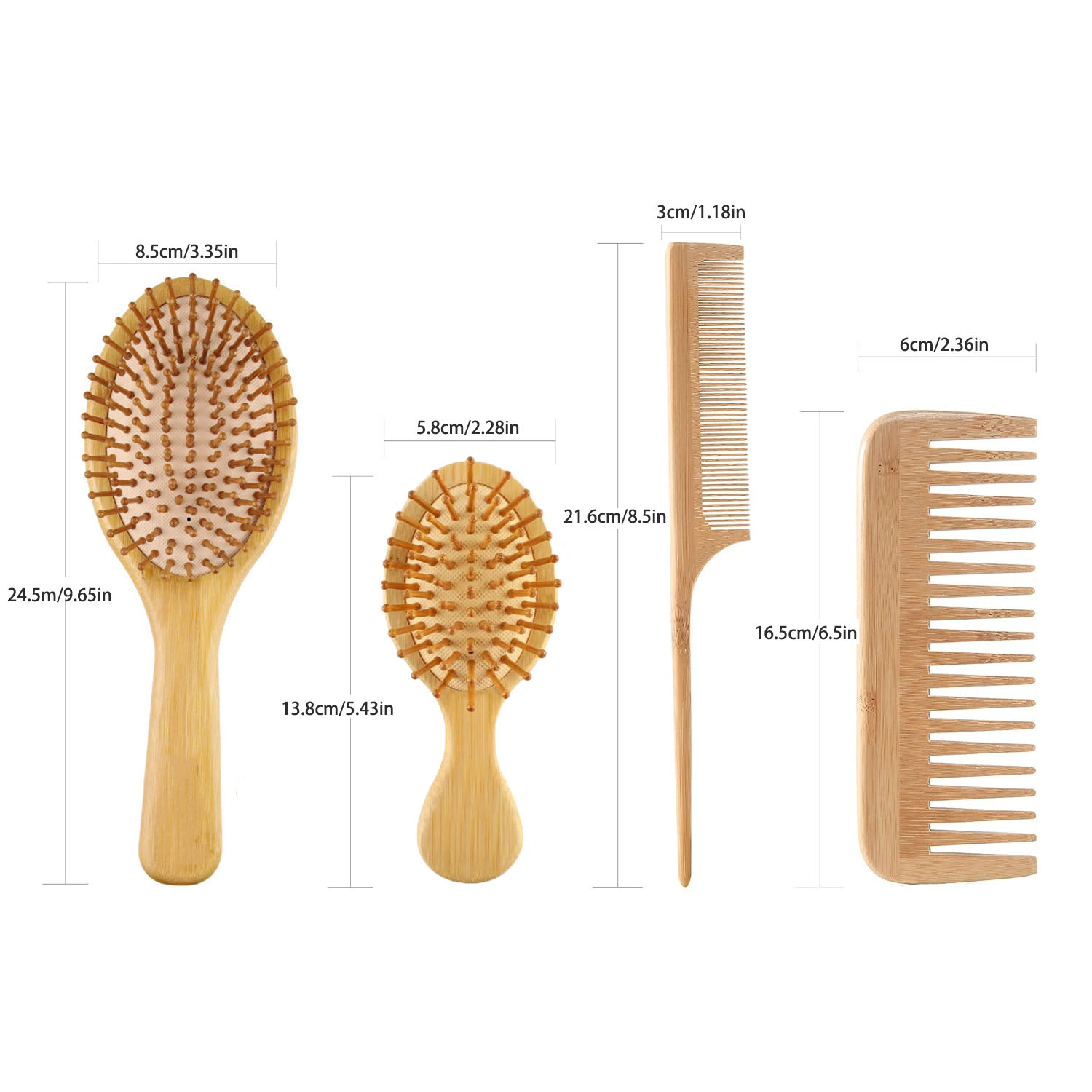 Bamboe Haarborstel- en Kamset  - Bamboo Toothbrush recensie en prijs