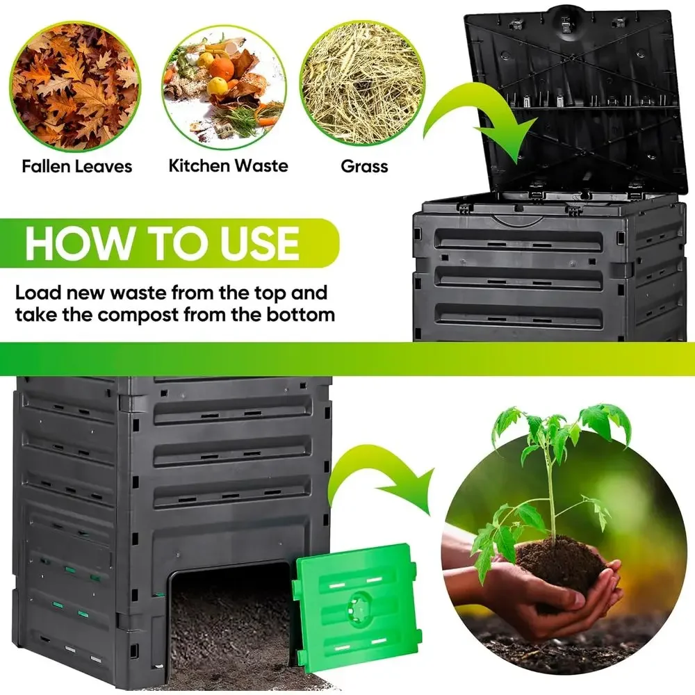 Compostbak voor de tuin met ee - Compost Bin recensie en prijs